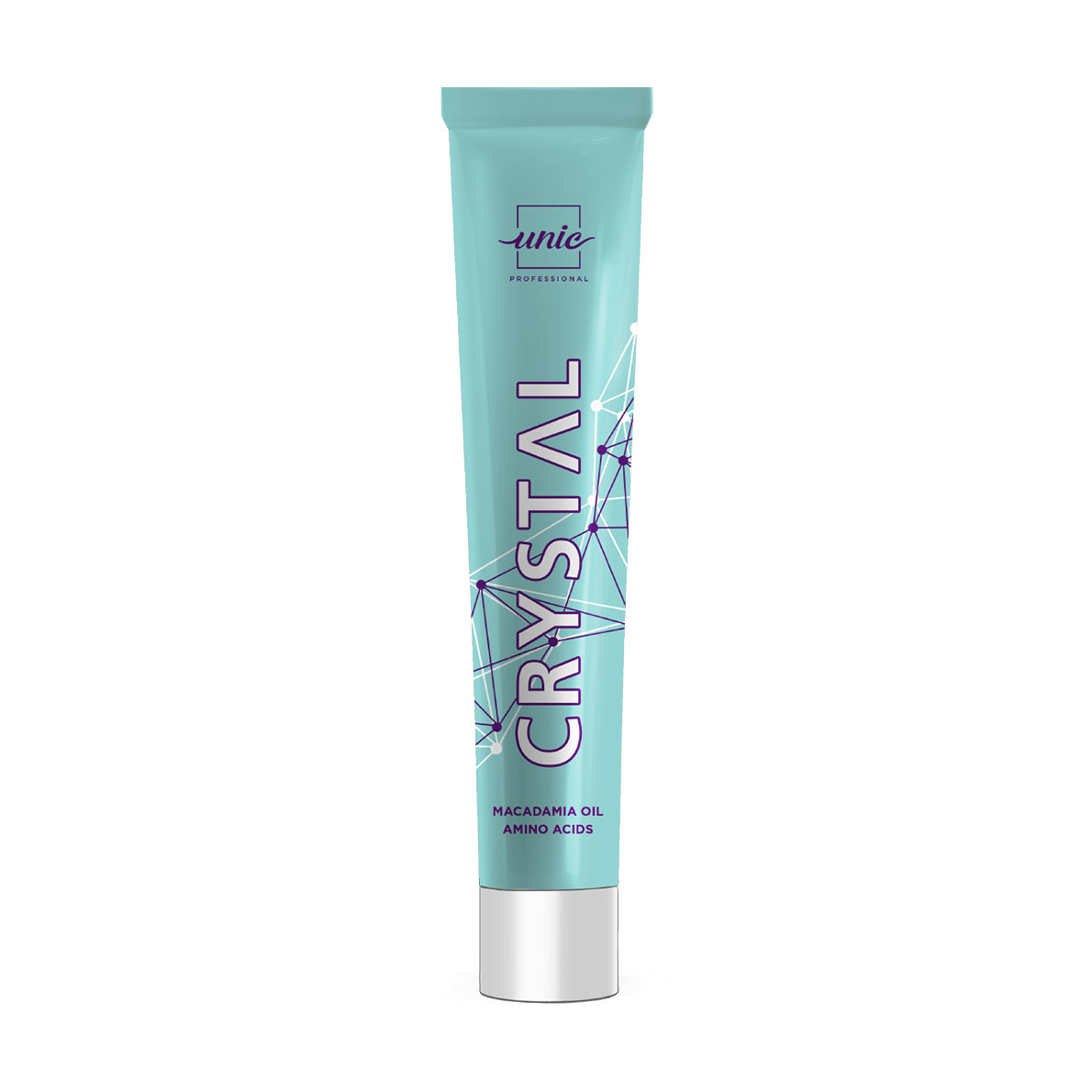 Безаміачний тонер для волосся Unic Professional Crystal Permanent Hair Color T8/16 Сталь, 100 мл